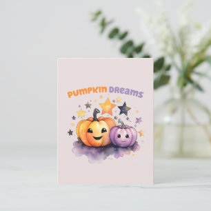 Pompoen dromen briefkaart
