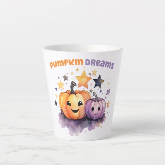 Pompoen dromen latte mok (Voorkant)