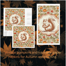 Pompoen Eekhoorn Herfst Kleuren