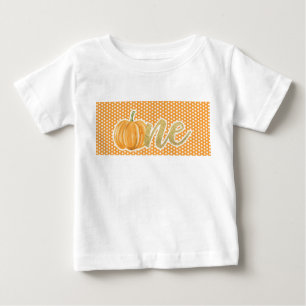 Pompoen eerste verjaardag één Shirt - Oranje Stipp