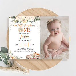 Pompoen Eerste Verjaardag Onze Kleine Pompoen Is E Kaart