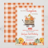 Pompoen eerste vogeldag kaart (Voorkant / Achterkant)