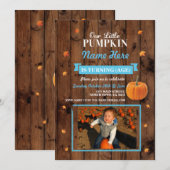 Pompoen Elke Leeftijd Herfst Verjaardagsfeest Foto Kaart (Voorkant / Achterkant)