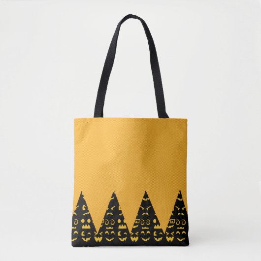 Pompoen emoji tote bag (Voorkant)