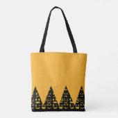 Pompoen emoji tote bag (Achterkant)