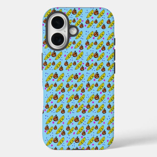 Pompoen en Banaan Case-Mate iPhone Case (Achterkant)