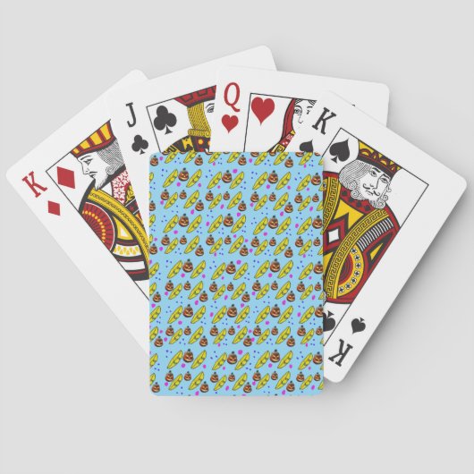 Pompoen en Banaan Pokerkaarten (Achterkant)