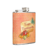 Pompoen en bladeren heupfles (Rechts)