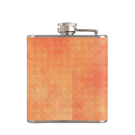 Pompoen en bladeren heupfles (Achterkant)