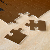 Pompoen en bladeren Silhouet Legpuzzel (Zijkant)