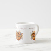 Pompoen en Bloemen-Thanksgiving- Espresso Kop (Voorkant rechts)