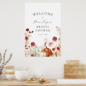 Pompoen en Bourgondië Vrijgezellenfeest Welkomstbo Poster (Keuken)