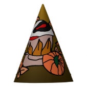 Pompoen en gebrouwen ogen vibes tot in de perfecti feesthoedjes (Voorkant)