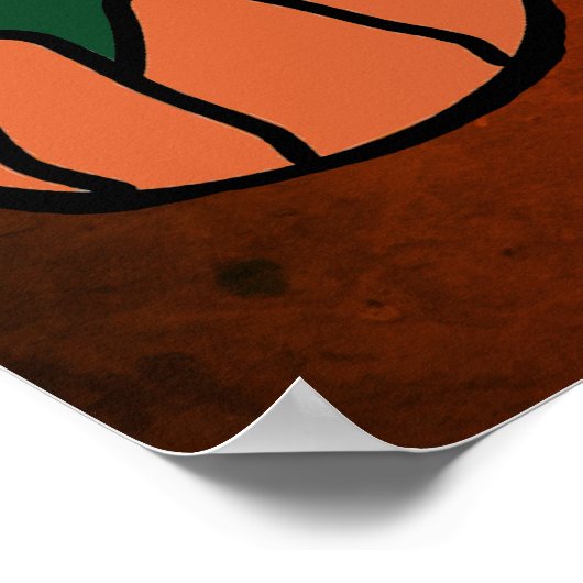 Pompoen en gebrouwen ogen vibes tot in de perfecti poster (Hoek)