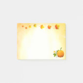 Pompoen- en herfstbladerennotities post-it® notes (Voorkant)