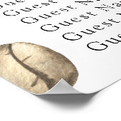 Pompoen en Koffie Trouwstoel Grafiek Poster (Hoek)