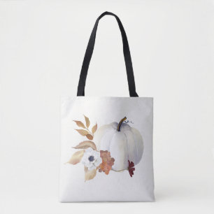 Pompoen en Magnolia Vallen Kleuren Tote Bag