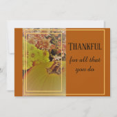 Pompoen en moeders 2 / dankbaar / 5 "x 7" Briefkaa Kaart (Voorkant)