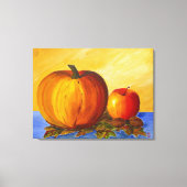 Pompoen en Noten Canvas Afdruk (Voorkant)