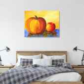 Pompoen en Noten Canvas Afdruk (Insitu (Slaapkamer))