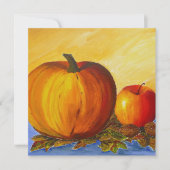 Pompoen en Noten Kaart (Voorkant)