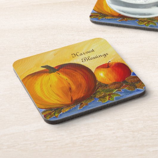 Pompoen en Nuts Bier Onderzetter (Linkerzijde)