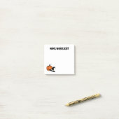Pompoen en pelgrimshoed herfst post-it® notes (Op bureau)