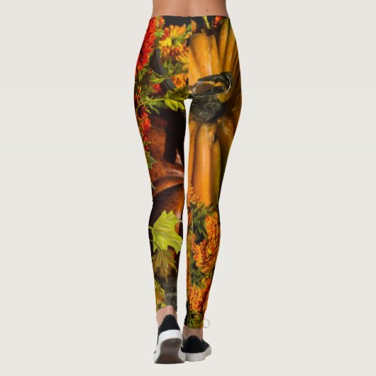 pompoen en pompoenen leggings (Achterkant)