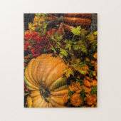 pompoen en pompoenen legpuzzel (Verticaal)