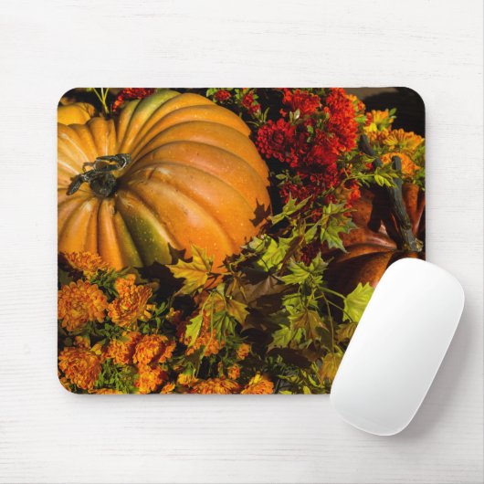 pompoen en pompoenen muismat (Met muis)