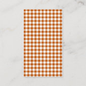 Pompoen en specerij en alles lekker Baby shower Informatiekaartje (Achterkant)