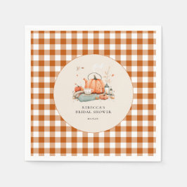 Pompoen en specerij en alles lekker Baby shower Servet