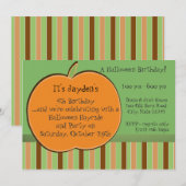 Pompoen en strepen kaart (Voorkant / Achterkant)