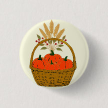 🍂 **Pompoen- en Tarwe-mand Badge**