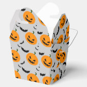 Pompoen en vleermuizen Halloween Bedankdoosjes (Geopend)