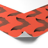 Pompoen en vleermuizen, Halloween Welcome Poster (Hoek)