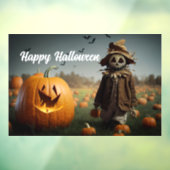 Pompoen en vogelverschrikker venster vastklampen raamsticker (Vel 3)