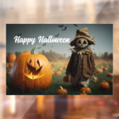 Pompoen en vogelverschrikker venster vastklampen raamsticker (Vel 2)