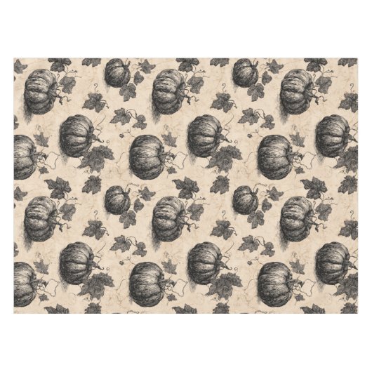  pompoen en wijnstok graveerpatroon (2) tafelkleed (Voorkant (Horizontaal))