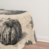  pompoen en wijnstok graveerpatroon (2) tafelkleed (Voorbeeld)