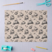 pompoen en wijnstok graveerpatroon tissuepapier (Craft)