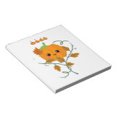 Pompoen en Wijnstok Sticker Notitieblok (Schuin)