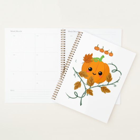 Pompoen en Wijnstok Sticker Planner (Display)