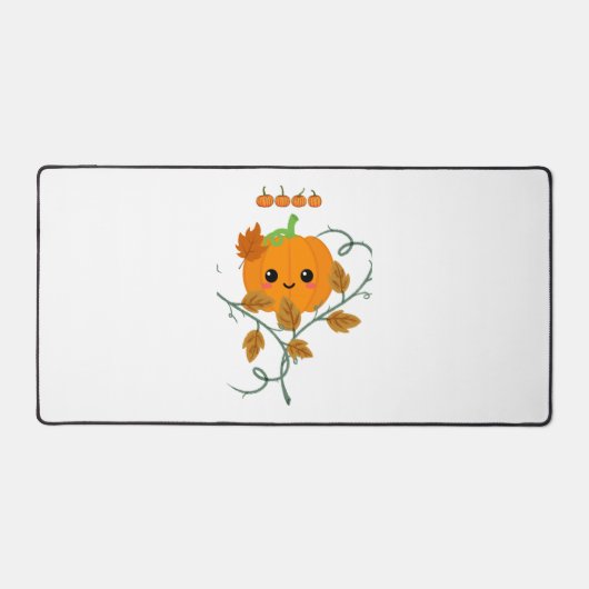 Pompoen en wijnstokken Sticker Bureaumat (Voorkant)