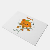 Pompoen en wijnstokken Sticker Deurmat (Schuin)