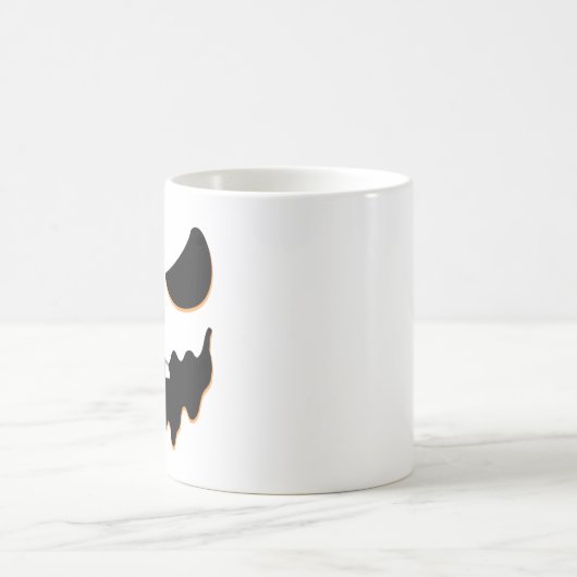 Pompoen eng gezicht koffiemok (Center)