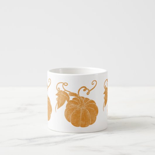 pompoen espresso kop (Voorkant)