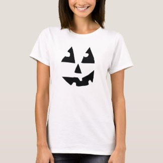 Pompoen Face Damas Babydoll (gebrand) T-shirt