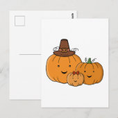 Pompoen Familie Briefkaart (Voorkant / Achterkant)