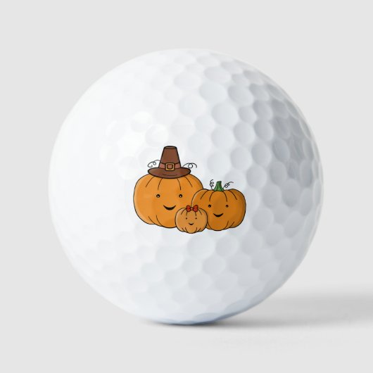 Pompoen Familie Golfballen (Voorkant)